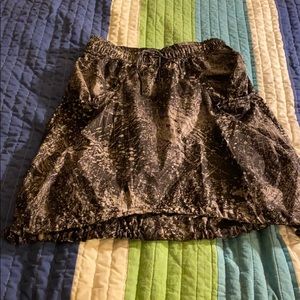 Black and white diesel skirt